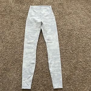 white camo lululemon leggings